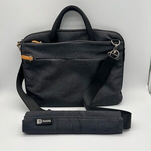 Booq SuperSlim Charcoal Carrier Macbook 12-13" Laptop Bag Slim Adjustable Strap